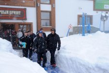 Президенты Азербайджана, РФ и Армении посетили в Сочи горнолыжный комплекс (ФОТО)
