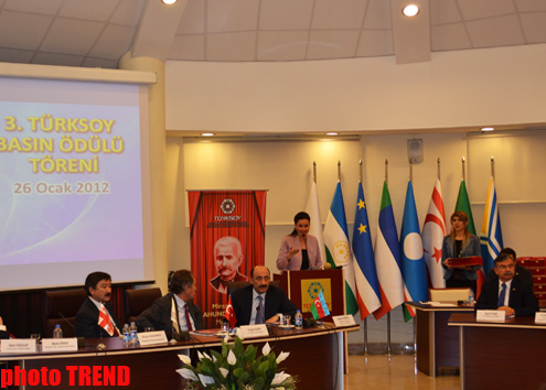 Trend удостоен премии TURKSOY за вклад в развитие тюркского мира (ФОТО)