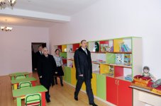 President Ilham Aliyev inspects newly-repaired and reconstructed orphanage-kindergartens in Baku (PHOTO)