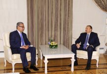 Azerbaijani President receives outgoing Uzbek ambassador