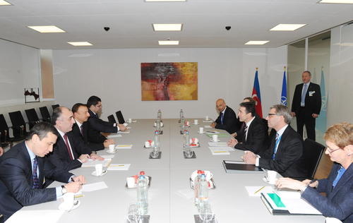 Azerbaijani President meets NATO Secretary General in Brussels (PHOTO)