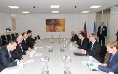 Azerbaijani President meets NATO Secretary General in Brussels (PHOTO)