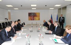 Azerbaijani President meets NATO Secretary General in Brussels (PHOTO)