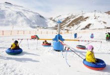 President Ilham Aliyev and his spouse inspect construction of Shahdag Winter and Summer Tourism Complex in Gusar (PHOTO)