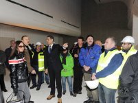 President Ilham Aliyev and his spouse inspect construction of Shahdag Winter and Summer Tourism Complex in Gusar (PHOTO)