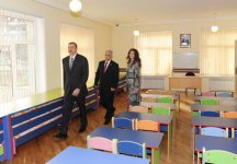 Президент Азербайджана ознакомился с детскими садами в Низаминском и Хатаинском районах после капремонта (ФОТО)