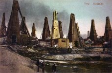 Баку. Нефтяная промышленность в почтовых открытках до 1917 года