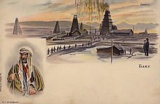 Баку. Нефтяная промышленность в почтовых открытках до 1917 года