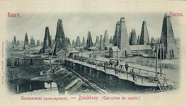 Баку. Нефтяная промышленность в почтовых открытках до 1917 года