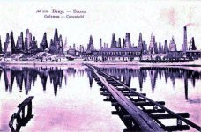 Баку. Нефтяная промышленность в почтовых открытках до 1917 года