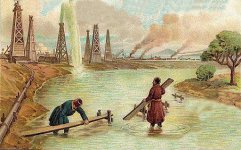 Баку. Нефтяная промышленность в почтовых открытках до 1917 года
