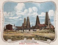 Баку. Нефтяная промышленность в почтовых открытках до 1917 года