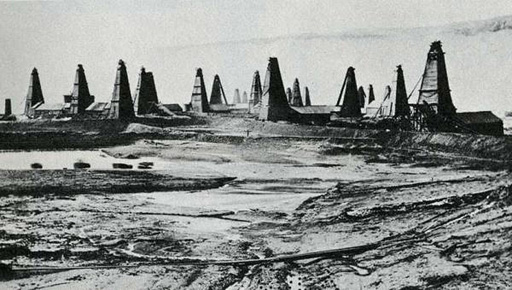 Баку. Нефтяная промышленность в почтовых открытках до 1917 года