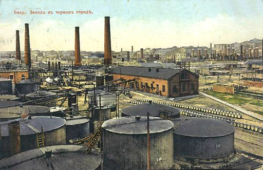 Баку. Нефтяная промышленность в почтовых открытках до 1917 года