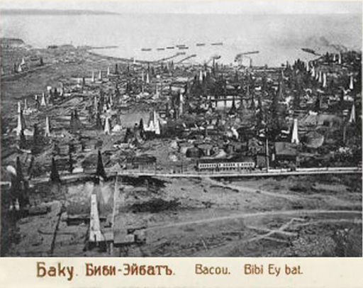 Баку. Нефтяная промышленность в почтовых открытках до 1917 года