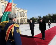 В Баку состоялась церемония официальной встречи Президента Грузии (ФОТО)