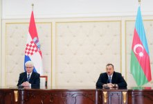 Президент Ильхам Алиев: Между Азербайджаном и Хорватией будет очень широкое экономическое и политическое сотрудничество (ФОТО)