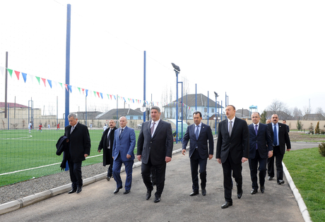 Президент Азербайджана принял участие в открытии Олимпийского спорткомплекса в Астаре (ФОТО)