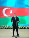 Президент Азербайджана принял участие в открытии Олимпийского спорткомплекса в Астаре (ФОТО)