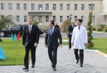 Президент Азербайджана принял участие в открытии Астаринской центральной райбольницы (ФОТО)