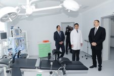 Президент Азербайджана принял участие в открытии Астаринской центральной райбольницы (ФОТО)