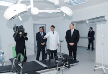 Президент Азербайджана принял участие в открытии Астаринской центральной райбольницы (ФОТО)