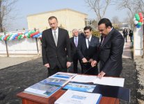 Президент Азербайджана ознакомился с ходом строительства ряда объектов в Сальяне (ФОТО)
