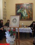 Никас Сафронов подарил Азербайджану портрет Вагифа Мустафазаде (фотосессия)