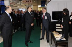Президент Азербайджана ознакомился с международной выставкой туризма и путешествий в Баку (ФОТО)
