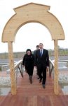 Президент Азербайджана ознакомился с археологическим памятником Гейтепе (ФОТО)