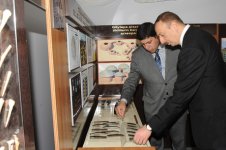 Президент Азербайджана ознакомился с археологическим памятником Гейтепе (ФОТО)