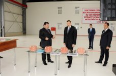 Президент Азербайджана принял участие в открытии ООО "Агстафа Агросервис" (ФОТО)