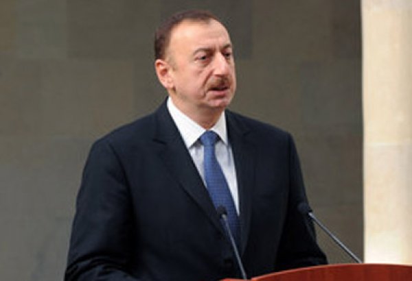 Azerbaijani President Ilham Aliyev attends opening of new building of New Azerbaijan Party’s Agjabadi district branch