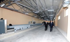 Президент Азербайджана принял участие в церемонии сдачи в эксплуатацию новой взлетно-посадочной полосы в аэропорту Гейдар Алиев (ФОТО)