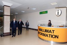 Президент Азербайджана принял участие в церемонии сдачи в эксплуатацию новой взлетно-посадочной полосы в аэропорту Гейдар Алиев (ФОТО)