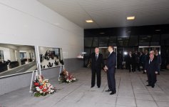 Президент Азербайджана принял участие в церемонии сдачи в эксплуатацию новой взлетно-посадочной полосы в аэропорту Гейдар Алиев (ФОТО)