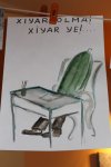 Телеведущие ANS провели в Баку креативную выставку "Первый абсурдный день" (фотосессия)