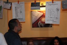 Телеведущие ANS провели в Баку креативную выставку "Первый абсурдный день" (фотосессия)