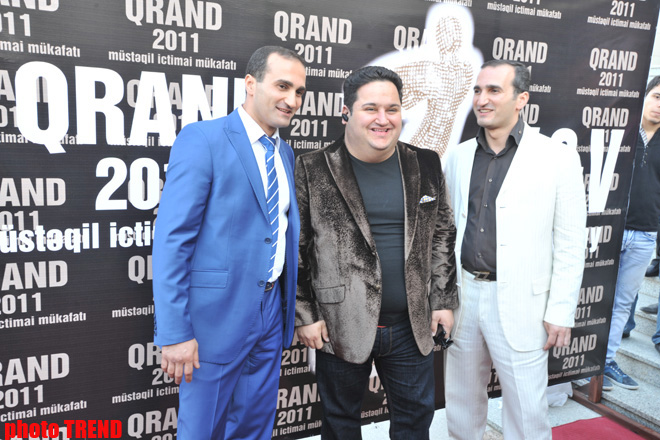 В Баку состоялась церемония награждения "Grand" - звезды на красной дорожке (фотосессия)