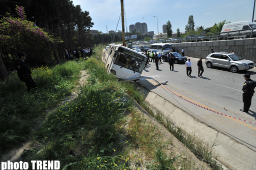 Road Police releases official information with regard to accident in Baku (version 3) (PHOTOS)