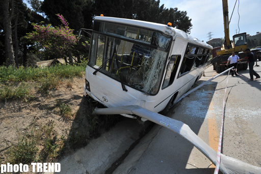 Road Police releases official information with regard to accident in Baku (version 3) (PHOTOS)