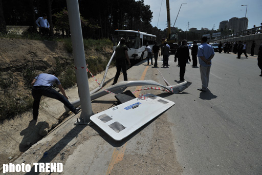 Road Police releases official information with regard to accident in Baku (version 3) (PHOTOS)
