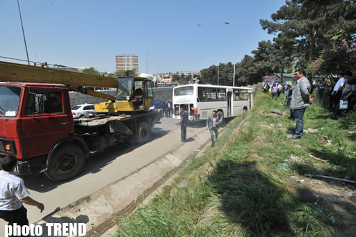 Road Police releases official information with regard to accident in Baku (version 3) (PHOTOS)