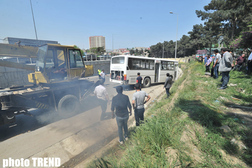 Road Police releases official information with regard to accident in Baku (version 3) (PHOTOS)