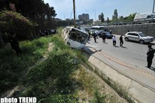Road Police releases official information with regard to accident in Baku (version 3) (PHOTOS)