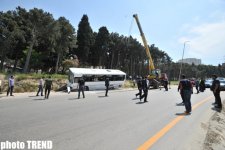 Road Police releases official information with regard to accident in Baku (version 3) (PHOTOS)