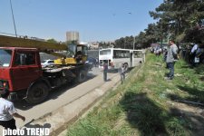 Road Police releases official information with regard to accident in Baku (version 3) (PHOTOS)