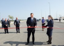 Президент Азербайджана и его супруга приняли участие в открытии "Baku Crystal Hall", где состоится конкурс "Евровидение-2012" (ФОТО)