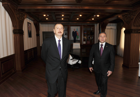 Azerbaijani President opens new headquarters of Nasimi district executive authorities (PHOTO)