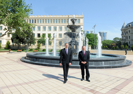 Azerbaijani President opens new headquarters of Nasimi district executive authorities (PHOTO)